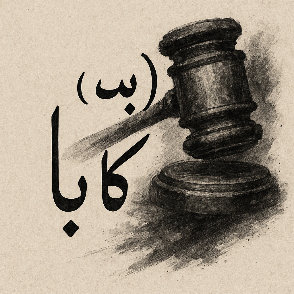153. “ب” کا لا ء(law)  